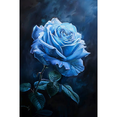 Blue Rose Canvas